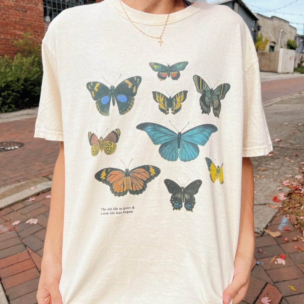 HWLF Butterflies T Shirt (He Would Love First)